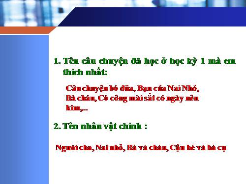 Tuần 19. Chuyện bốn mùa