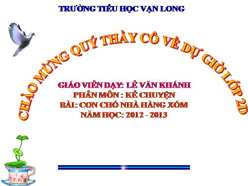 Tuần 16. Con chó nhà hàng xóm