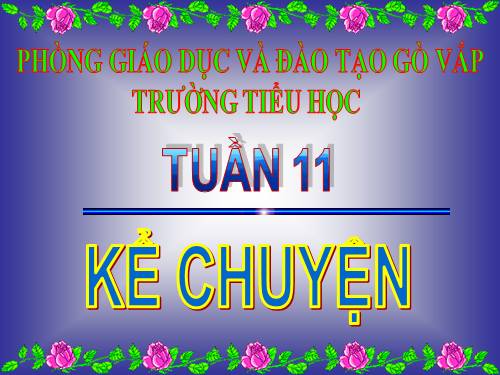 Tuần 11. Bà cháu