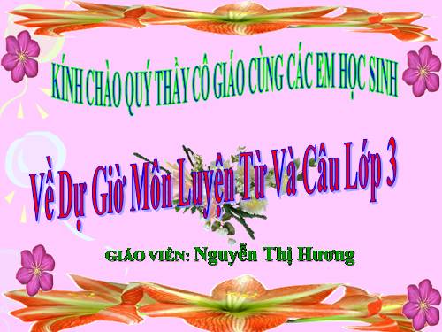 Tuần 10. So sánh. Dấu chấm