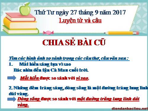 Tuần 4. MRVT: Gia đình. Ôn tập câu: Ai là gì?