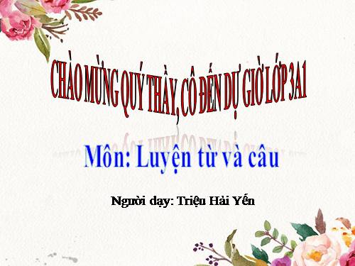 Tuần 5. So sánh