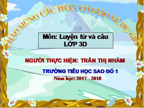 Tuần 20. MRVT: Tổ quốc. Dấu phẩy