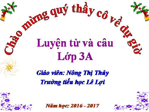 Tuần 15. MRVT: Các dân tộc. Luyện đặt câu có hình ảnh so sánh
