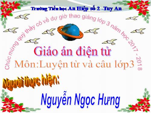 Tuần 12. Ôn tập về từ chỉ hoạt động, trạng thái. So sánh