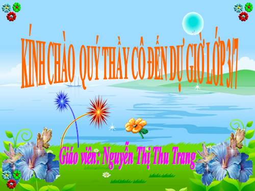 Tuần 7. Ôn tập về từ chỉ hoạt động, trạng thái. So sánh