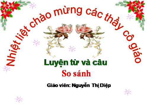 Tuần 5. So sánh