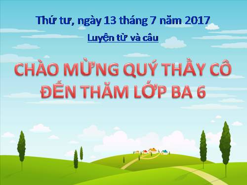 Tuần 4. MRVT: Gia đình. Ôn tập câu: Ai là gì?