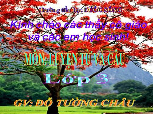 Tuần 3. So sánh. Dấu chấm