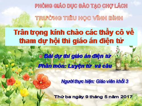 Tuần 25. Nhân hoá. Ôn tập cách đặt và trả lời câu hỏi Vì sao?