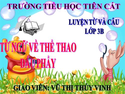 Tuần 29. MRVT: Thể thao. Dấu phẩy