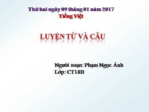 Tuần 15. MRVT: Các dân tộc. Luyện đặt câu có hình ảnh so sánh