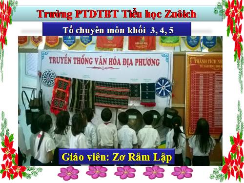 Tuần 10. So sánh. Dấu chấm