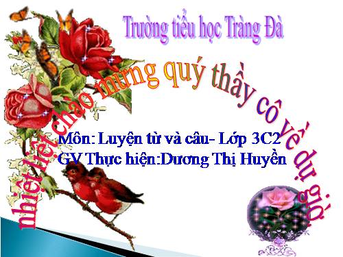 Tuần 7. Ôn tập về từ chỉ hoạt động, trạng thái. So sánh