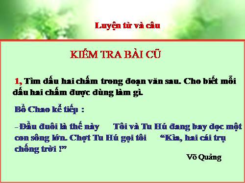 Tuần 33. Nhân hoá