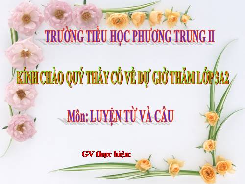 Tuần 8. MRVT: Cộng đồng. Ôn tập câu Ai làm gì?
