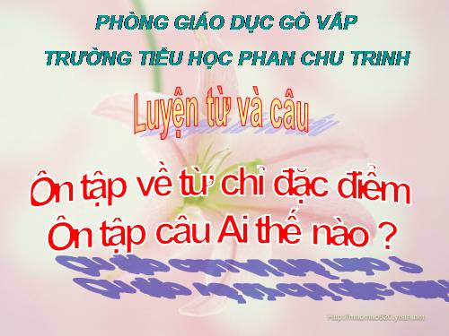 Tuần 14. Ôn tập về từ chỉ đặc điểm. Ôn tập câu Ai thế nào?
