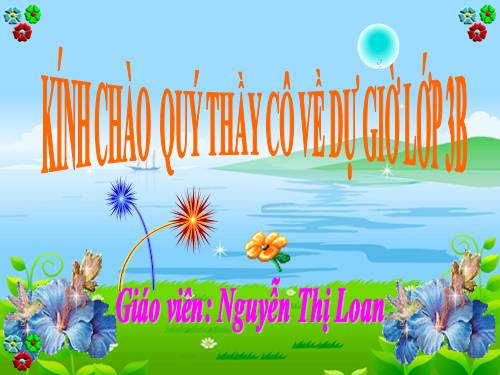 Tuần 7. Ôn tập về từ chỉ hoạt động, trạng thái. So sánh