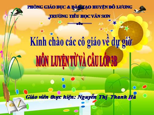 Tuần 8. MRVT: Cộng đồng. Ôn tập câu Ai làm gì?