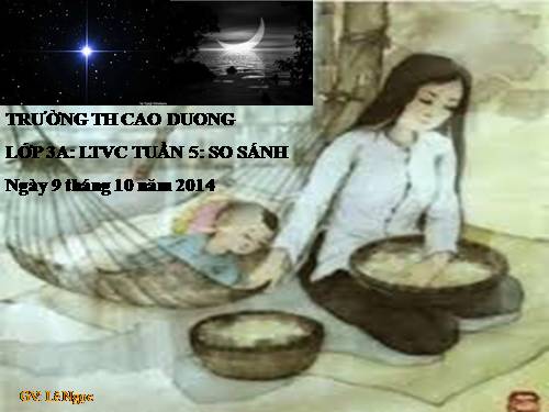 Tuần 5. So sánh