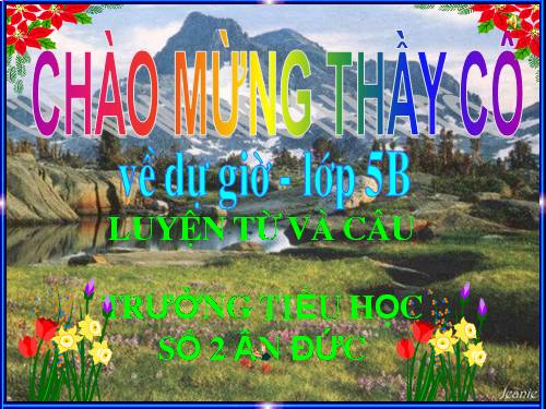 Tuần 34. MRVT: Thiên nhiên. Dấu chấm, dấu phẩy