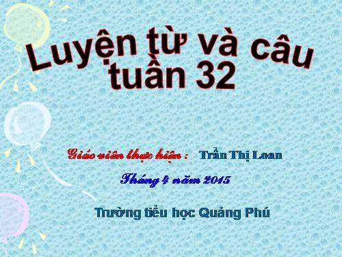 Tuần 32. Đặt và trả lời câu hỏi Bằng gì? Dấu chấm, dấu hai chấm