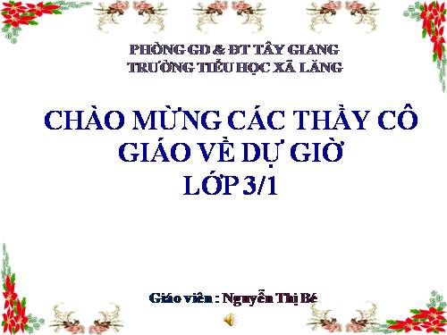 Tuần 10. So sánh. Dấu chấm