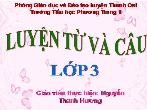 Tuần 8. MRVT: Cộng đồng. Ôn tập câu Ai làm gì?