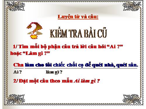 Tuần 12. Ôn tập về từ chỉ hoạt động, trạng thái. So sánh