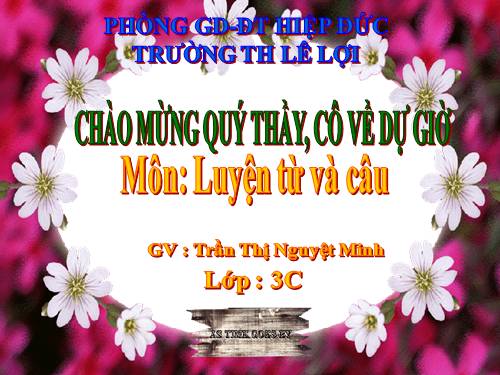 Tuần 12. Ôn tập về từ chỉ hoạt động, trạng thái. So sánh