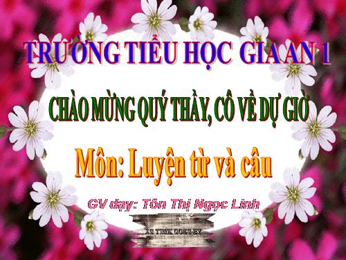 Tuần 12. Ôn tập về từ chỉ hoạt động, trạng thái. So sánh