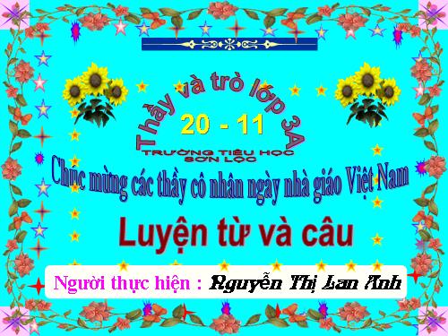 Tuần 8. MRVT: Cộng đồng. Ôn tập câu Ai làm gì?