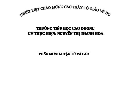 Tuần 28. Nhân hoá. Ôn tập cách đặt và trả lời câu hỏi Để làm gì? Dấu chấm, chấm hỏi, chấm than