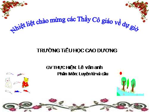 Tuần 28. Nhân hoá. Ôn tập cách đặt và trả lời câu hỏi Để làm gì? Dấu chấm, chấm hỏi, chấm than