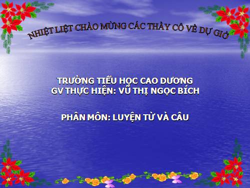 Tuần 28. Nhân hoá. Ôn tập cách đặt và trả lời câu hỏi Để làm gì? Dấu chấm, chấm hỏi, chấm than