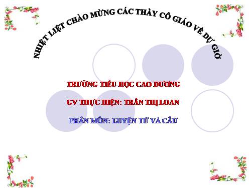 Tuần 28. Nhân hoá. Ôn tập cách đặt và trả lời câu hỏi Để làm gì? Dấu chấm, chấm hỏi, chấm than
