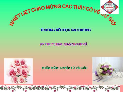 Tuần 28. Nhân hoá. Ôn tập cách đặt và trả lời câu hỏi Để làm gì? Dấu chấm, chấm hỏi, chấm than