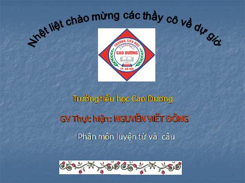 Tuần 28. Nhân hoá. Ôn tập cách đặt và trả lời câu hỏi Để làm gì? Dấu chấm, chấm hỏi, chấm than