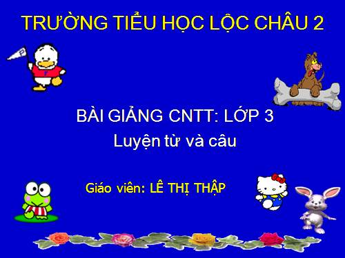 Tuần 8. MRVT: Cộng đồng. Ôn tập câu Ai làm gì?