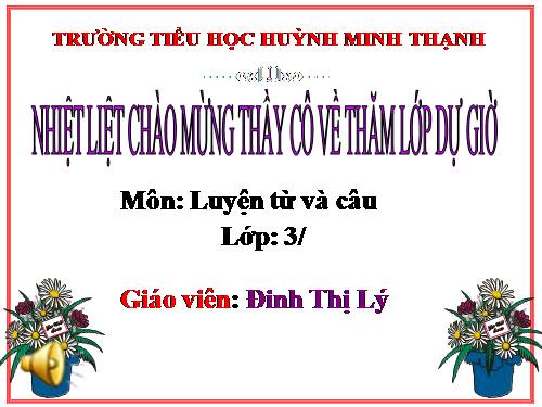 Tuần 15. MRVT: Các dân tộc. Luyện đặt câu có hình ảnh so sánh