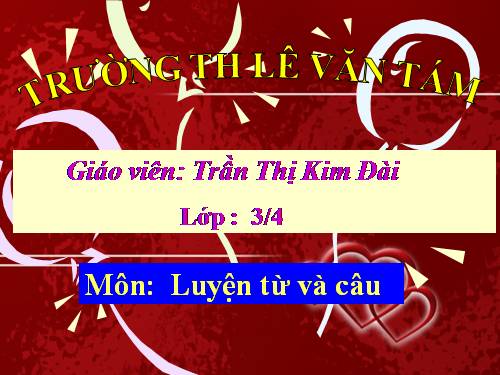 Tuần 10. So sánh. Dấu chấm