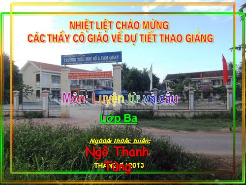 Tuần 5. So sánh