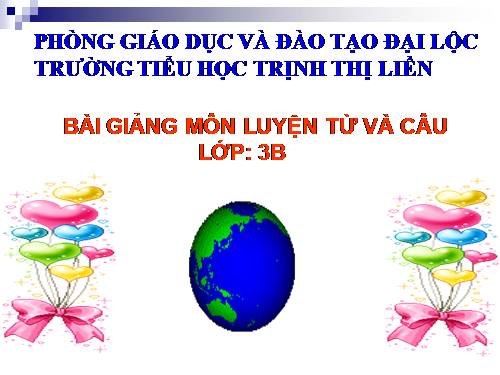 Tuần 15. MRVT: Các dân tộc. Luyện đặt câu có hình ảnh so sánh