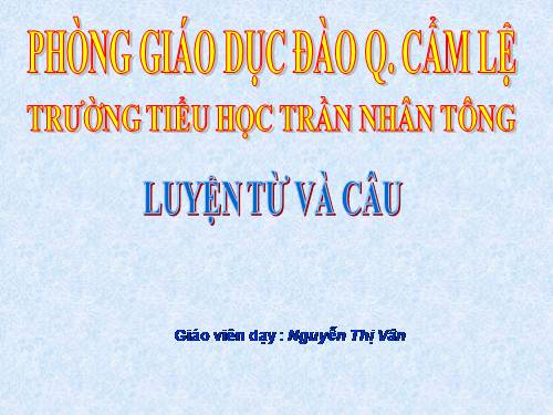 Tuần 29. MRVT: Thể thao. Dấu phẩy