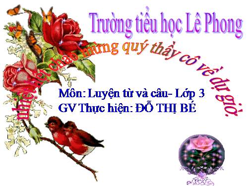 Tuần 7. Ôn tập về từ chỉ hoạt động, trạng thái. So sánh