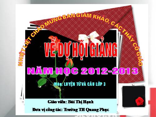 Tuần 21. Nhân hoá. Ôn tập cách đặt và trả lời câu hỏi Ở đâu?