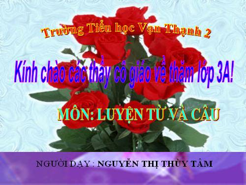 Tuần 15. MRVT: Các dân tộc. Luyện đặt câu có hình ảnh so sánh