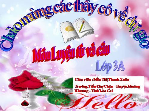 Tuần 17. Ôn về từ chỉ đặc điểm. Ôn tập câu Ai thế nào? Dấu phẩy