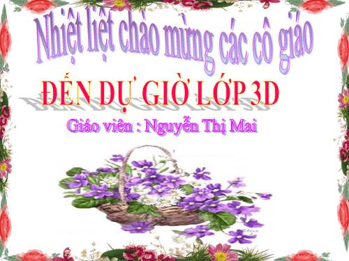 Tuần 10. So sánh. Dấu chấm