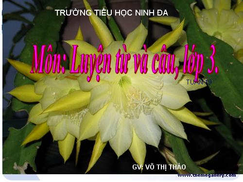 Tuần 19. Nhân hoá. Ôn tập cách đặt và trả lời câu hỏi Khi nào?